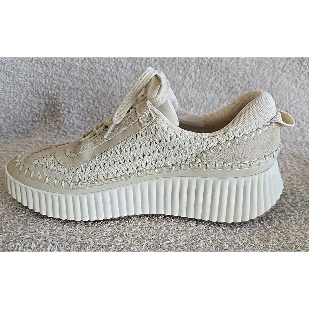 Dolce Vita‎ Dolen Sneakers in Sandstone Knit Women's Size 10 Platform Shoes